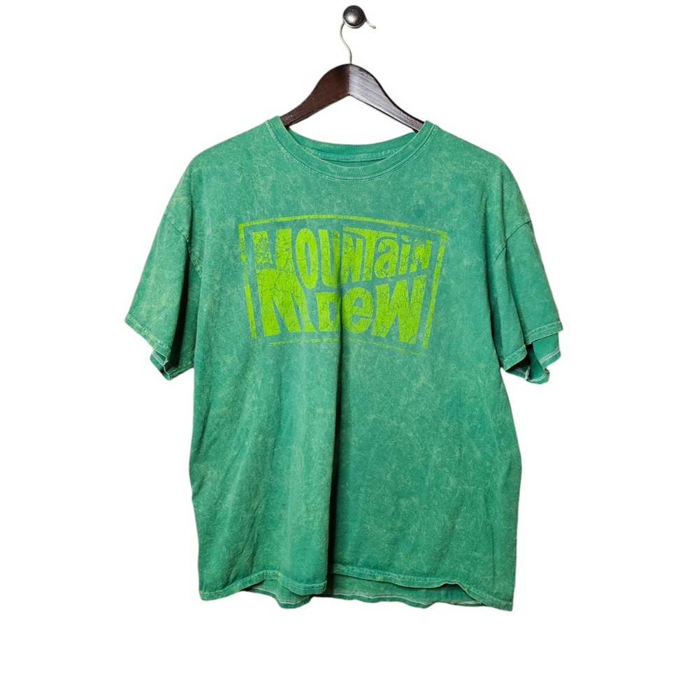 Mountain Dew Graphic T Shirt Men’s Large Short Sleeve Tee - Amazing Condition - Picture 2 of 5